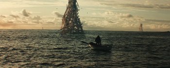 Movie still from “Bon Iver - Towers” (2011), directed by Nabil Elderkin – Extreme Wide shot, Low angle