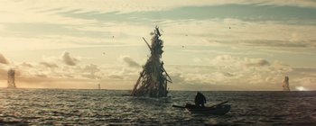 Movie still from “Bon Iver - Towers” (2011), directed by Nabil Elderkin – Extreme Wide shot, Low angle