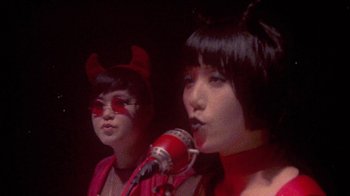 Movie still from “The Suzan - Devils” (2011), directed by Ryan Staake – Close Up shot, Low angle