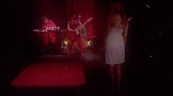 Movie still from “The Suzan - Devils” (2011), directed by Ryan Staake – Wide shot, Low angle