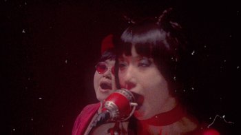 Movie still from “The Suzan - Devils” (2011), directed by Ryan Staake – Extreme Close Up shot, Low angle