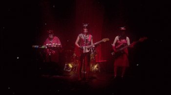 Movie still from “The Suzan - Devils” (2011), directed by Ryan Staake – Wide shot, Low angle