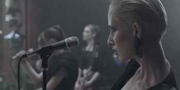 Movie still from “The Floor Is Made Of Lava - Leave Me Now” (2011), directed by Casper Balslev – Close Up shot, Low angle