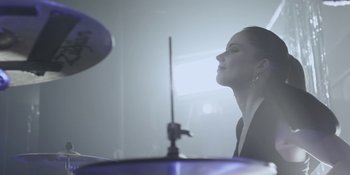 Movie still from “The Floor Is Made Of Lava - Leave Me Now” (2011), directed by Casper Balslev – Close Up shot, Low angle