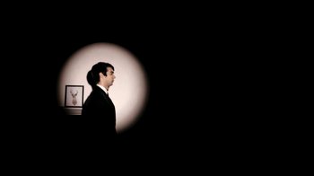 Movie still from “Mirrors - Into The Heart” (2011), directed by Us – Medium shot, Low angle