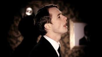 Movie still from “Mirrors - Into The Heart” (2011), directed by Us – Close Up shot, Low angle