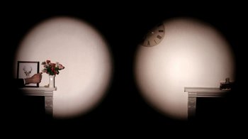 Movie still from “Mirrors - Into The Heart” (2011), directed by Us – Extreme Close Up shot, Overhead angle