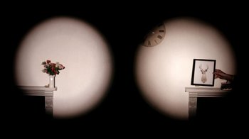 Movie still from “Mirrors - Into The Heart” (2011), directed by Us – Extreme Close Up shot, Overhead angle