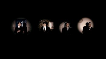 Movie still from “Mirrors - Into The Heart” (2011), directed by Us – Medium shot, Overhead angle