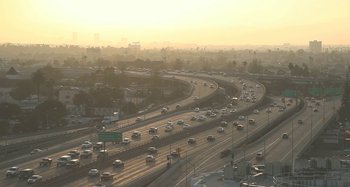 Movie still from “Bag Raiders - Sunlight” (2010), directed by Manu Cossu – Extreme Wide shot, High angle
