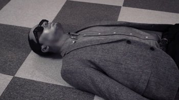 Movie still from “Dels - Trumpalump” (2010), directed by Us – Medium shot, High angle