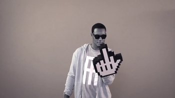 Movie still from “Dels - Trumpalump” (2010), directed by Us – Close Up shot, Low angle