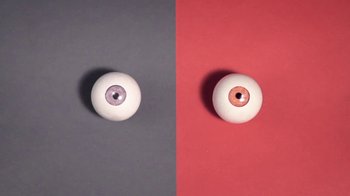 Movie still from “Dels - Trumpalump” (2010), directed by Us – Extreme Close Up shot, Overhead angle