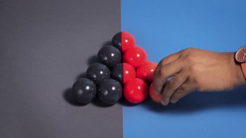 Movie still from “Dels - Trumpalump” (2010), directed by Us – Extreme Close Up shot, Overhead angle