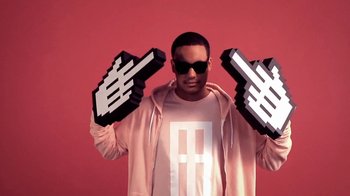 Movie still from “Dels - Trumpalump” (2010), directed by Us – Medium shot, Low angle