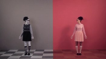 Movie still from “Dels - Trumpalump” (2010), directed by Us – Wide shot, Overhead angle