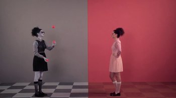 Movie still from “Dels - Trumpalump” (2010), directed by Us – Wide shot, Low angle