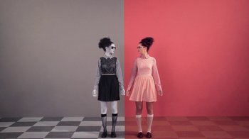 Movie still from “Dels - Trumpalump” (2010), directed by Us – Wide shot, Overhead angle