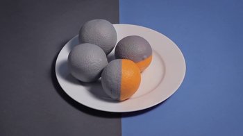 Movie still from “Dels - Trumpalump” (2010), directed by Us – Extreme Close Up shot, Overhead angle