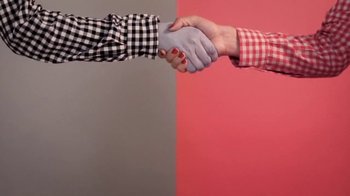 Movie still from “Dels - Trumpalump” (2010), directed by Us – Medium shot, Overhead angle