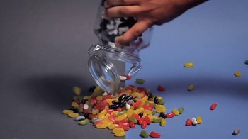 Movie still from “Dels - Trumpalump” (2010), directed by Us – Extreme Close Up shot, Overhead angle