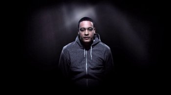 Movie still from “Dels - Shapeshift” (2010), directed by Us – Close Up shot, Low angle