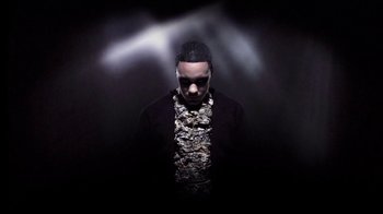 Movie still from “Dels - Shapeshift” (2010), directed by Us – Medium shot, Low angle