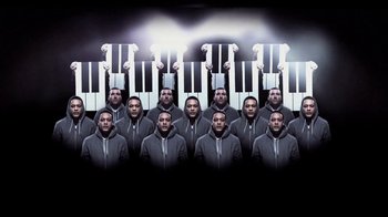 Movie still from “Dels - Shapeshift” (2010), directed by Us – Wide shot, Overhead angle