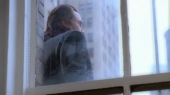 Movie still from “Madonna - Bad Girl” (1993), directed by David Fincher – Medium shot, Low angle