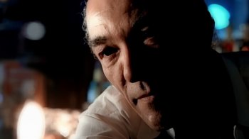 Movie still from “Madonna - Bad Girl” (1993), directed by David Fincher – Extreme Close Up shot, Low angle