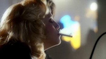 Movie still from “Madonna - Bad Girl” (1993), directed by David Fincher – Extreme Close Up shot, Low angle