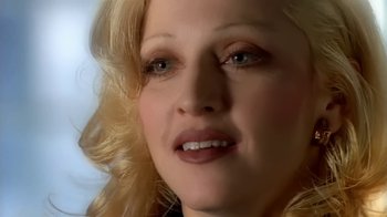 Movie still from “Madonna - Bad Girl” (1993), directed by David Fincher – Extreme Close Up shot, Overhead angle