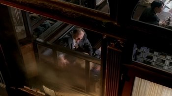Movie still from “Madonna - Bad Girl” (1993), directed by David Fincher – Medium shot, Overhead angle