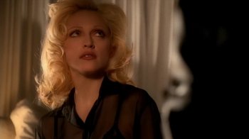 Movie still from “Madonna - Bad Girl” (1993), directed by David Fincher – Close Up shot, Over the shoulder angle
