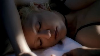 Movie still from “Madonna - Bad Girl” (1993), directed by David Fincher – Close Up shot, Overhead angle