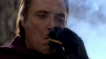 Movie still from “Madonna - Bad Girl” (1993), directed by David Fincher – Close Up shot, Low angle