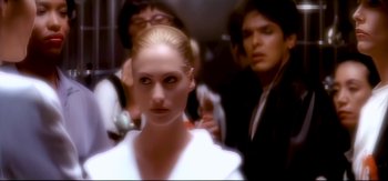 Movie still from “Michael Jackson - Who Is It” (1992), directed by David Fincher – Close Up shot, Over the shoulder angle