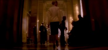 Movie still from “Michael Jackson - Who Is It” (1992), directed by David Fincher – Wide shot, Low angle