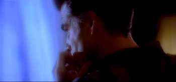 Movie still from “Michael Jackson - Who Is It” (1992), directed by David Fincher – Extreme Close Up shot, Low angle