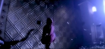 Movie still from “Michael Jackson - Who Is It” (1992), directed by David Fincher – Wide shot, Low angle