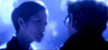 Movie still from “Michael Jackson - Who Is It” (1992), directed by David Fincher – Extreme Close Up shot, Over the shoulder angle