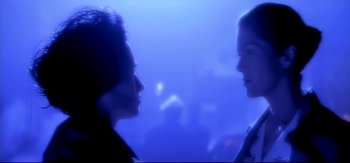 Movie still from “Michael Jackson - Who Is It” (1992), directed by David Fincher – Extreme Close Up shot, Over the shoulder angle