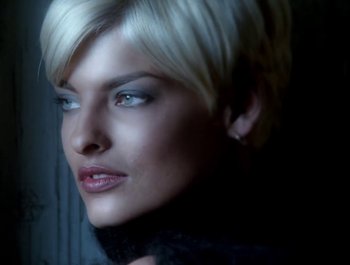 Movie still from “George Michael - Freedom! ’90” (1990), directed by David Fincher – Close Up shot, Low angle