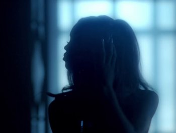 Movie still from “George Michael - Freedom! ’90” (1990), directed by David Fincher – Close Up shot, Low angle