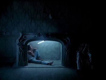 Movie still from “George Michael - Freedom! ’90” (1990), directed by David Fincher – Wide shot, High angle