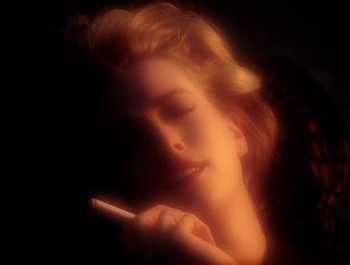 Movie still from “George Michael - Freedom! ’90” (1990), directed by David Fincher – Extreme Close Up shot, Overhead angle