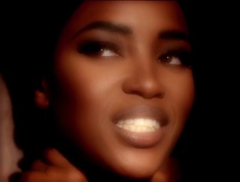 Movie still from “George Michael - Freedom! ’90” (1990), directed by David Fincher – Extreme Close Up shot, Overhead angle