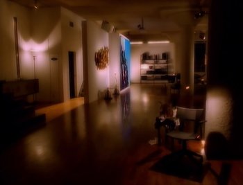 Movie still from “Billy Idol - Cradle Of Love” (1990), directed by David Fincher – Extreme Wide shot, High angle