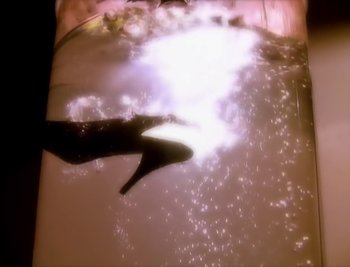 Movie still from “Billy Idol - Cradle Of Love” (1990), directed by David Fincher – Extreme Close Up shot, High angle