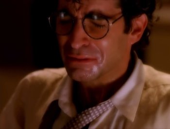 Movie still from “Billy Idol - Cradle Of Love” (1990), directed by David Fincher – Extreme Close Up shot, High angle